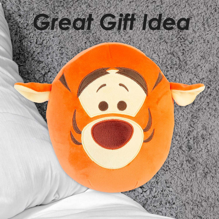 Tigger Oval Pillow Winnie The Pooh Cushion Orange - 22cm x 16cm