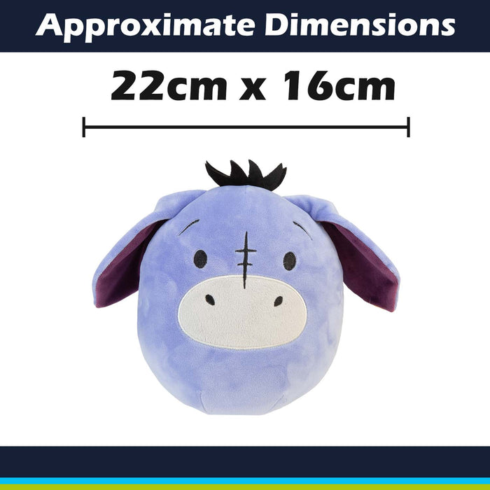 Eeyore Oval Pillow Winnie The Pooh Cushion Purple - 22cm x 16cm