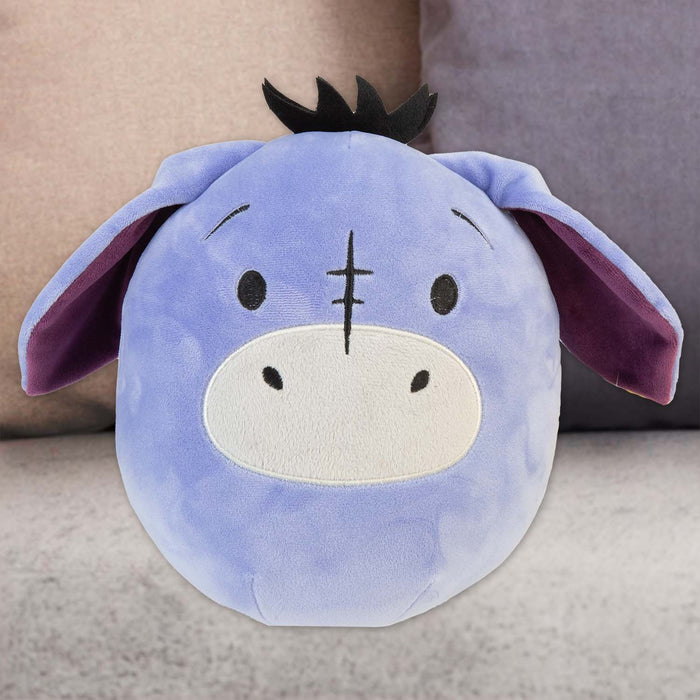Eeyore Oval Pillow Winnie The Pooh Cushion Purple - 22cm x 16cm