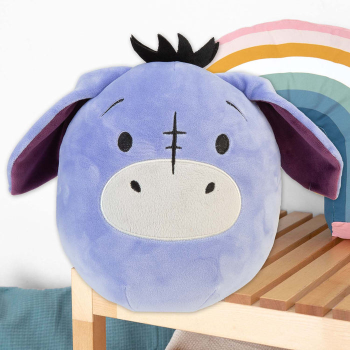 Eeyore Oval Pillow Winnie The Pooh Cushion Purple - 22cm x 16cm