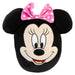 Minnie Mouse Oval Pillow Kids Movie Character Black - 22cm x 16cm