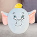 Dumbo Oval Pillow Kids Movie Character Cushion Blue - 22cm x 16cm