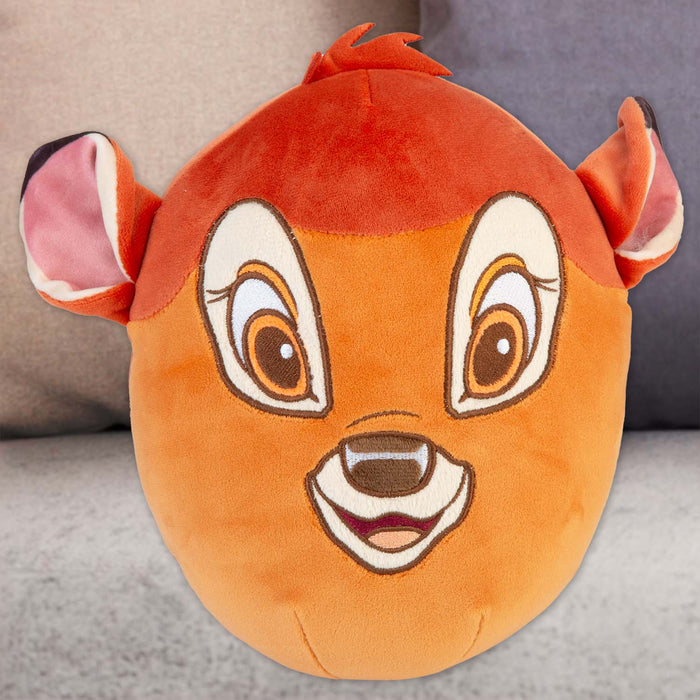 Bambi Oval Pillow Kids Movie Character Cushion Orange - 22cm x 16cm