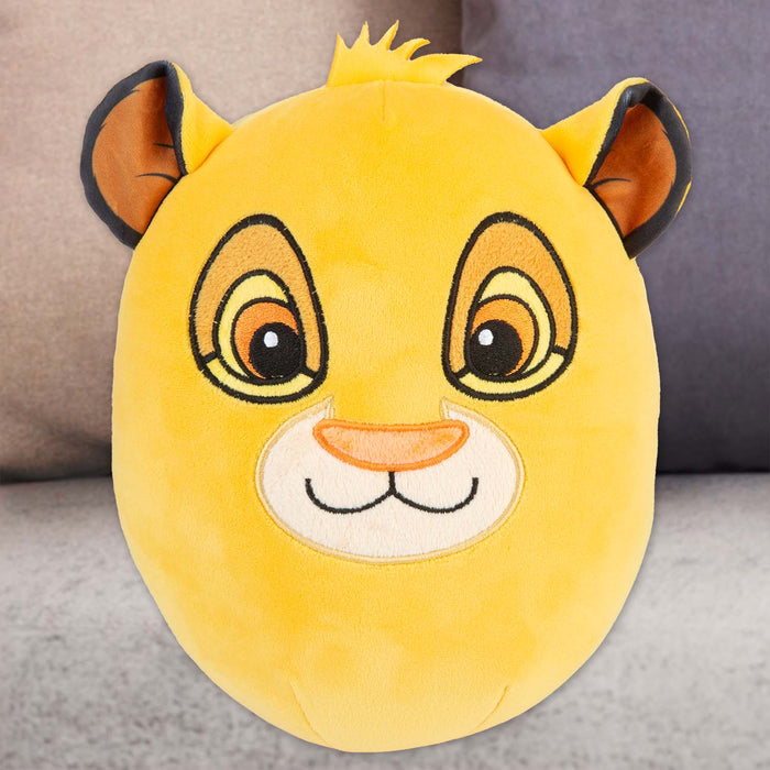 Simba Oval Pillow Kids Movie Character Cushion Yellow - 22cm x 16cm