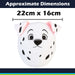 Dalmatian Oval Pillow Kids Movie Character White - 22cm x 16cm