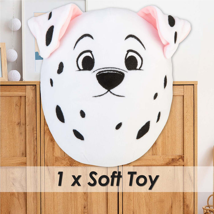 Dalmatian Oval Pillow Kids Movie Character White - 22cm x 16cm