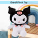 Hello Kitty Kuromi Plush Cute Plush Huggable Character Cuddly 23cm Black