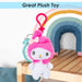 Hello Kitty Soft Toy melody Clip On Cute Plush Huggable Cuddly 12cm Pink