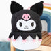 Kuromi Oval Pillow Kids Movie Character Cushion Black - 22cm x 16cm