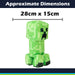 Minecraft Creeper Soft Toy Video Game Character Green - 28cm x 15cm