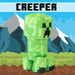 Minecraft Creeper Soft Toy Video Game Character Green - 28cm x 15cm