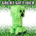 Minecraft Creeper Soft Toy Video Game Character Green - 28cm x 15cm