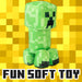 Minecraft Creeper Soft Toy Video Game Character Green - 28cm x 15cm