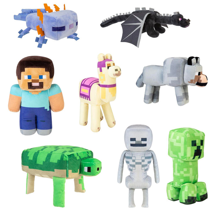 Minecraft Creeper Soft Toy Video Game Character Green - 28cm x 15cm