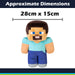 Minecraft Steve Soft Toy Video Game Character Multi - 28cm x 15cm
