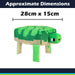 Minecraft Turtle Soft Toy Video Game Character Grenn - 28cm x 15cm