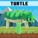 Minecraft Turtle Soft Toy Video Game Character Grenn - 28cm x 15cm