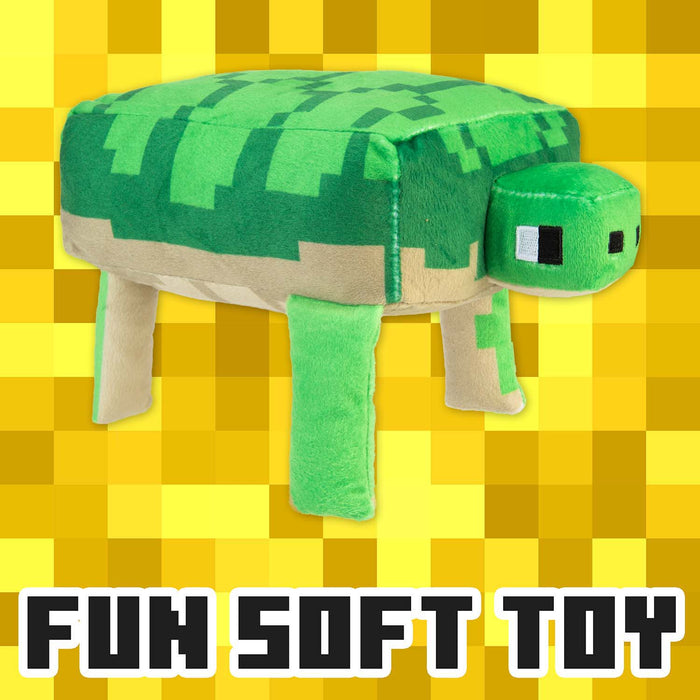 Minecraft Turtle Soft Toy Video Game Character Grenn - 28cm x 15cm