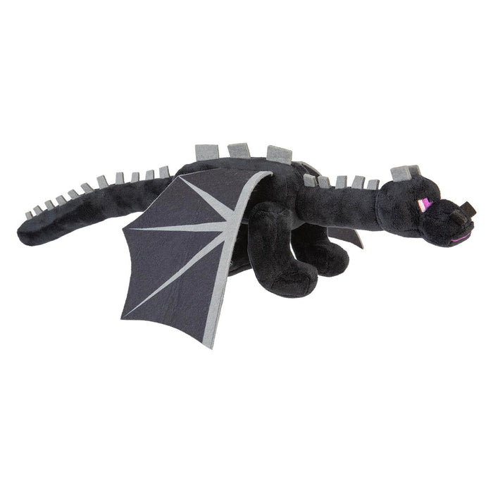 Minecraft Ender Dragon Soft Toy Video Game Character Black - 28cm x 15cm