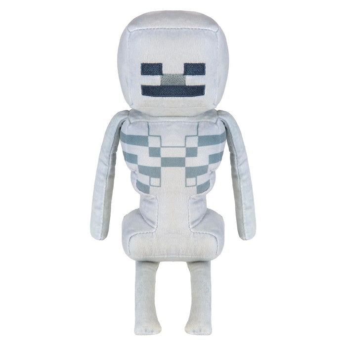 Minecraft Skeleton Soft Toy Video Game Character Grey - 28cm x 15cm