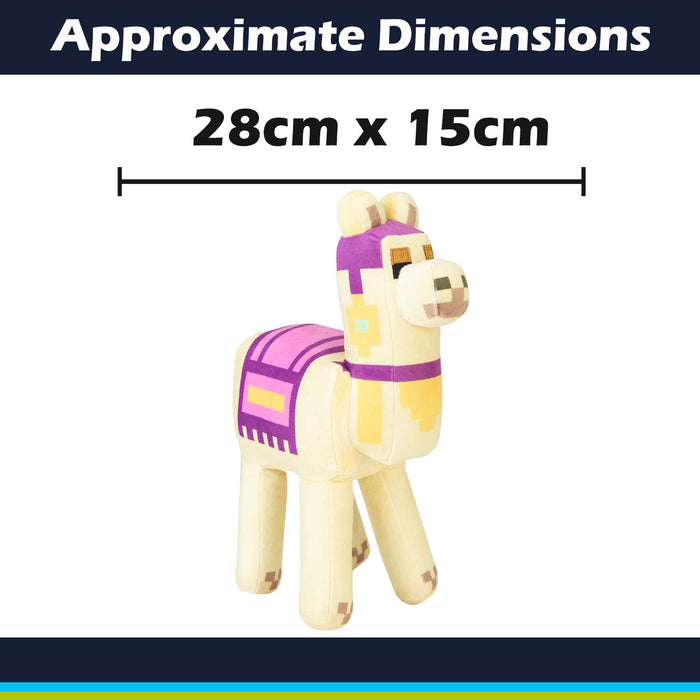 Minecraft Llama Soft Toy Video Game Character Beige - 28cm x 15cm