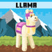 Minecraft Llama Soft Toy Video Game Character Beige - 28cm x 15cm