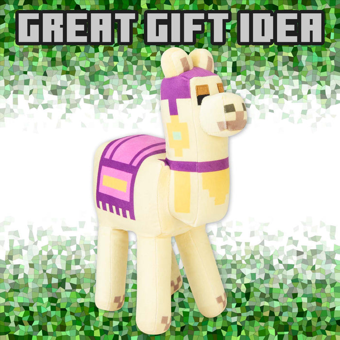 Minecraft Llama Soft Toy Video Game Character Beige - 28cm x 15cm