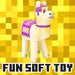 Minecraft Llama Soft Toy Video Game Character Beige - 28cm x 15cm