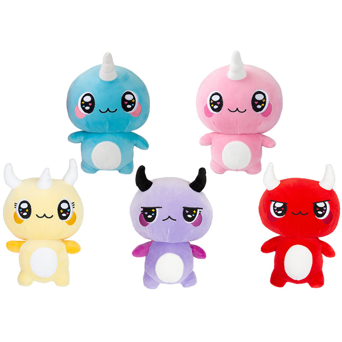 Luna Naru Naru Soft Toy Cute Plushie Huggable Cuddly Stuffed Toy 24cm Red