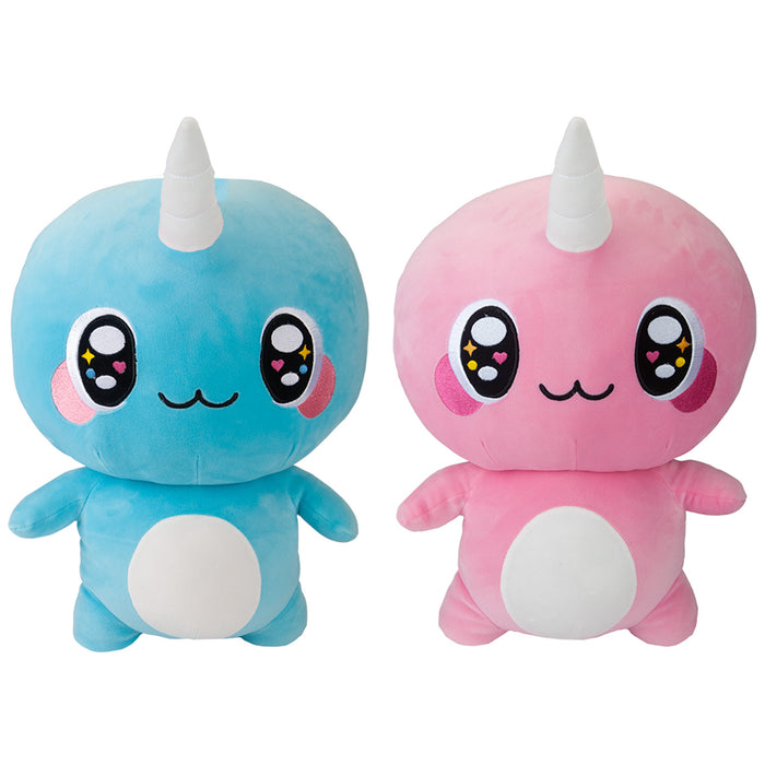 Sky Naru Naru Soft Toy Cute Plushie Huggable Cuddly Stuffed Toy 45cm Blue