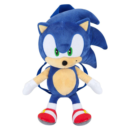 Sonic Plush Backpack Soft Toy Video Game Character Cute Plushie Cuddly 38cm Blue
