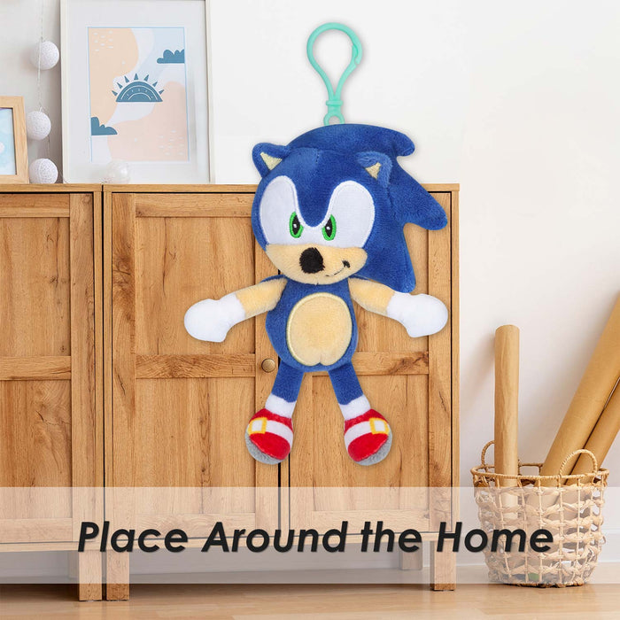 Sonic Soft Toy Plush Clip On Video Game Character Cute Plushie
