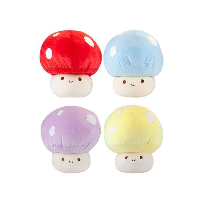 Blue Mushroom Mochi Soft Toy Cute Plushie Huggable Cuddly Plush 45cm Blue