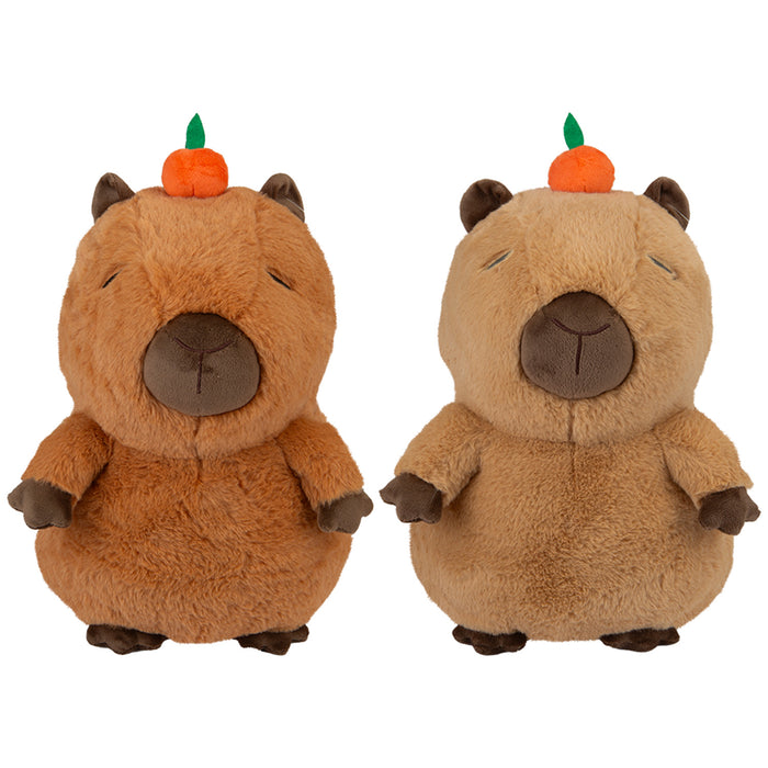 Capybara Soft Toy Cute Plushie Huggable Cuddly Stuffed Toy 30cm Light Brown