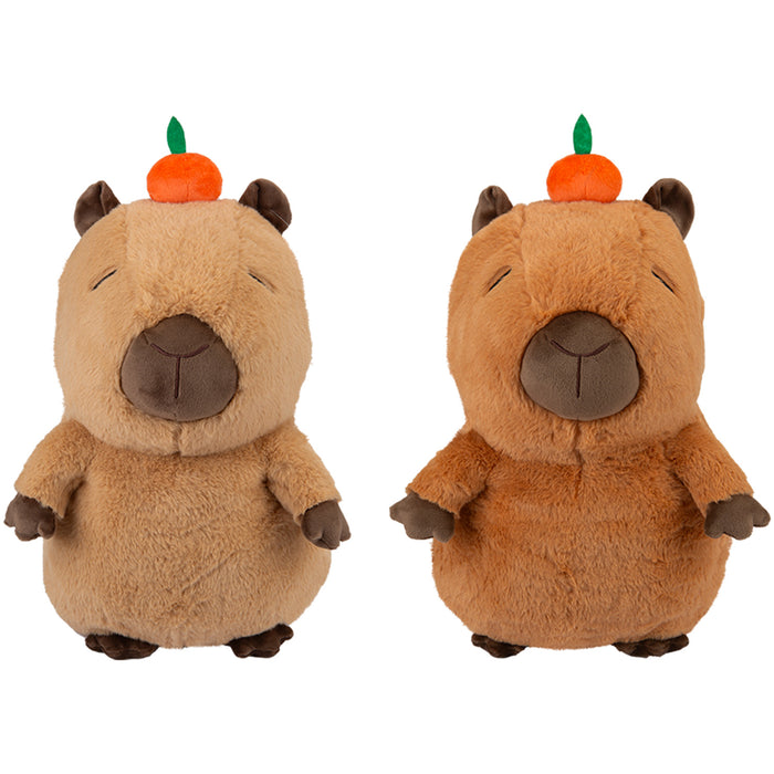 Capybara Soft Toy Cute Plushie Huggable Cuddly Stuffed Toy 35cm Dark Brown