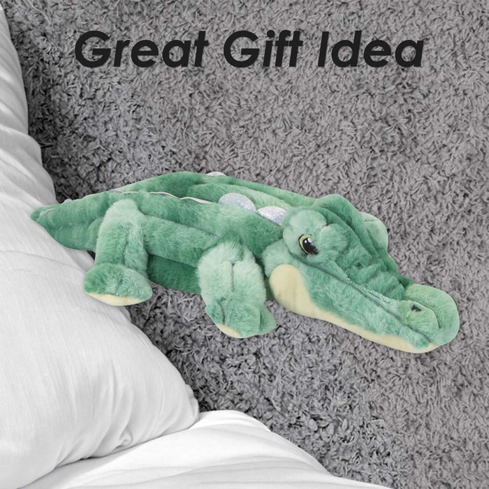 Laying Alligator Soft Toy Bedroom Decoration Green - 46cm x 13cm