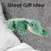 Laying Alligator Soft Toy Bedroom Decoration Green - 64cm x 17cm
