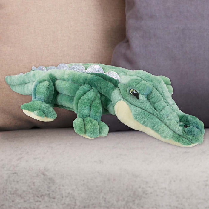 Laying Alligator Soft Toy Bedroom Decoration Green - 64cm x 17cm