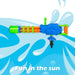 Water Gun Pistol Hose Connection Outdoor Pool 54cm x 22cm Blue-Orange X 1