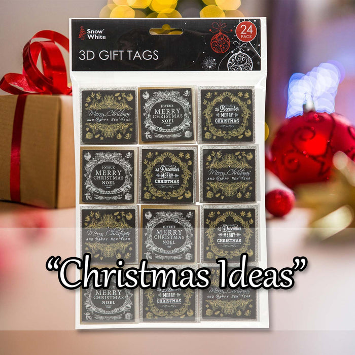 Christmas Gift Tags Present Labels 24 Themed