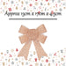 Tinsel Bows 2 Pack Christmas Decoration X 1 x 2 13cm x 17cm x 4.5cm Rose Gold