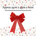 Light Up Tinsel Bow Christmas Decoration X 1 29cm x 43cm x 10cm Red