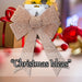 Tinsel Bow Light Up Christmas Decoration X Rose Gold