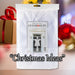 Christmas Door Bow Luxury Decoration X White Diamante