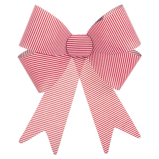 Candy Stripe Bow Christmas Decoration X