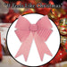 Candy Stripe Bow Christmas Decoration X 1 37cm x 49cm x 13cm Candy Stripe