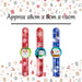 Christmas Snap Band Novelty Varied Design X 1 28x8x1.2cm Santa, Snowman, Penguin