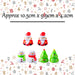 Christmas Pull Back Toys 6 Varied Designs X 1 10. 5x9. 9x4. 2cm Santa,Snowman,Tree