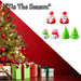 Christmas Pull Back Toys 6 Varied Designs X 1 10. 5x9. 9x4. 2cm Santa,Snowman,Tree