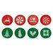 Christmas Stamps Xmas Themed X 8 18.4x12.1x2.9cm